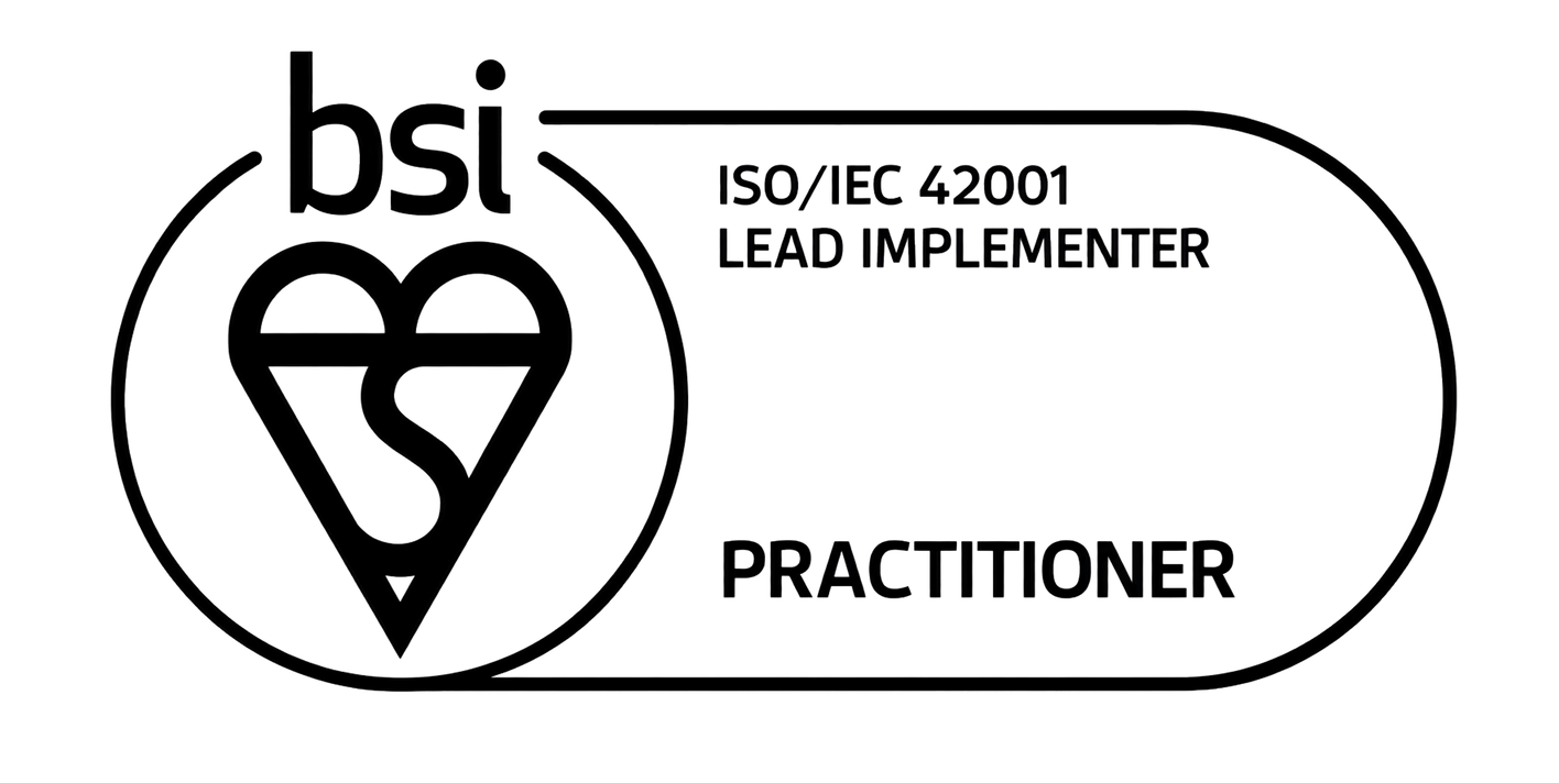 ISO/IEC 42001:2023 credential artwork